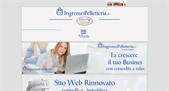 Desktop Screenshot of ingrossopelletteria.it